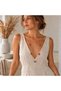 Kly-1071 Red Jade Natural Stone Long Necklace with Gold Chain |   Eos Collective - 3
