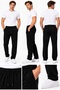Men's Jogger Pants Elastic Waist Lace-Up Lycra Regular Fit Casual - 3