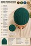 Bamboo Cotton Skullcap |   Breathable Flexible Men's Skullcap