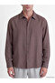 Özmarka New Season Plum Regular Fit Men's Shirt - 3