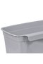 Silver Plastic Hanging Trash Can 4l - 3