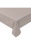 Beige Laminated Tablecloth with Leaf Pattern 180x140cm