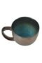 Ceramic Cup with Green Bronze Pattern 400ml - 3