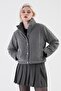 Velvet Fabric Short Coat - 4