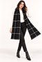 Women's Plaid Patterned Soft Textured Tasseled Knitwear Shawl - 3