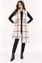Women's Plaid Patterned Soft Textured Tasseled Knitwear Shawl - 6