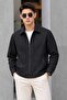 Seasonal, Zippered, with Side and Inner Pockets, Striped Checked Jacket - 4