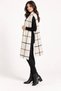 Women's Plaid Patterned Soft Textured Tasseled Knitwear Shawl - 3