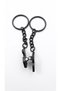 Hello Kitty and Spider-Man Magnetic Romantic Black Color Double Metal Keychain - 2