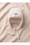 Baby Boy Welsoft Hat with Ear Protection Winter Hat Lace-Up Plush Beanie