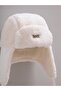 Baby Boy Welsoft Hat with Ear Protection Winter Hat Lace-Up Plush Beanie - 2