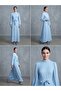 Silk Fabric Lined Evening Dress