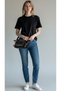 Women's Shoulder and Hand Bag with Cherry Charms - 5
