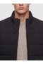 Quality Parts from Çelebi Store Narrow Fit Upright Roba Collar Men's Puffer Vest - 4