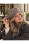 Women's Mink Plush Painter Beret - 2