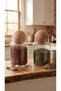 Borosilicate Glass Jar with Wooden Ball Lid 750 ml Coffee Tea Storage Jar