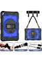 Rugged Protective Case for iPad, Shockproof with Hand Strap, Blue - 2
