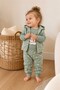 Baby Girl 3-Piece Set Rabbit Printed T-Shirt Pants Hooded Vest 3 6 9 12 Months - 4