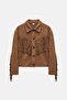Tasseled Suede Short Jacket - 5
