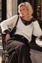 Muse Lace Detailed Knitwear Sweater - V-Neck 2 Pieces - 5