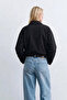 Women's polo collar classic jacket - black - 4