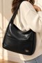 Women's Large Faux Leather Shoulder Bag