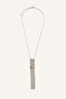 Tassel Detailed Long Women's Necklace I7169Axns