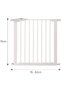 Maxi-Secure Gate, safety gates, protects your kids , strong steel construction, no drilling, one way opening, infant/baby/toddler/kids, 6 Months to 24 Months, White - 4