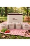 Set of 4 Food Storage Containers with Thermal Insulation Bags – New Generation Leak-Proof Lunch Box (Office, School, Picnic) - 2