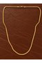 Gold Model Crushed Snake Chain Steel Necklace Gold Steel Chain 3mm