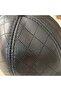 Unisex Special Edition Needle Hole Textured Genuine Lambskin Baseball Cap - 7
