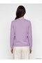 Nevavm Farkıyla Lcw Everyday Lilac Oval Collar Patterned Women's Knitwear Sweater - 5