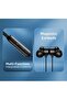 Wireless Neckband, Compatible With Oneplus Z2, with Long Playtime, Magnetic Earbuds and Sweat Resistant Build, 30 Hours Playback - Black - 6