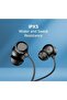 Wireless Neckband, Compatible With Oneplus Z2, with Long Playtime, Magnetic Earbuds and Sweat Resistant Build, 30 Hours Playback - Black - 8