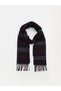 Quality Pieces from Çelebi Store: Checkered Embroidered Men's Scarf - 2