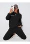 Minimal Los Angeles Sweatshirt Sweatpants Jogger - Black Bottom Top Set Oversize Crew Neck - 5