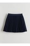 Quality Pieces from Çelebi Store: Pleated Girl's Skirt with Belted Cord - 2