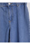 Two Mt Shop Quality Indigo Wideleg Girls' Jean Pants - 3