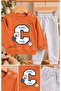 100% Cotton Snap-On Shoulder Teddy Bear Printed Top and Bottom 2-Piece Seasonal Baby Set - 7