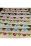 Handcrafted Needlework Purple Floral Towel Edge Set 2 Pieces (50 cm X 2 Pieces) - 7