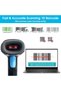 ماسح باركود Sumicor 1D، اتصال لاسلكي 2.4 جيجاهرتز وUSB متوافق مع Windows 7 10 11، مستشعر CCD - 2