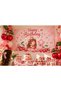Cherry Themed Birthday Banner Happy Birthday Banner Party Decoration Backdrop Decoration Happy Birthday |   Children's Party Decoration Birthday Party Set Ornament - 4