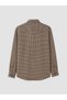 Timeless Clothing & Timeless Choices Standard Fit Checkered Embroidered Gabardine Men's Shirt - 8