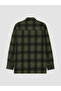 Esvab • Modern & Distinctive Relax Fit Checkered Embroidered Gabardine Men's Shirt - 7