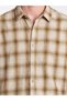 Esvab • Modern & Distinctive Relax Fit Checkered Embroidered Men's Shirt - 4