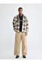 Quality Pieces from Çelebi Store Comfortable Fit Checkered Embroidered Men's Lumberjack Shirt Jacket - 3