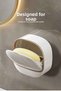 Solid Soap Dispenser with Adhesive Chamber Lid Self-Emptying Water-Proof Solid Soap Dispenser Soap Box - 6