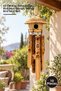 10 Pieces of Bamboo Bells with Wicker Bird Nests – 65 cm Length, Hanging Decor, Bird Nest Design, Wicker Bird Nest Bell