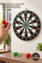 10 Pieces Wall Hanging Dart Game – Arrow Throwing Target 35 cm Size, Wall Mounted Dart Board, Darts Entertainment Product