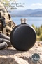 4 Round Water Bottles – Round Design 9 X 8 Cm, Water Bottle, Flask
